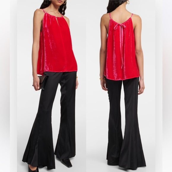 Velvet by Graham & Spencer Tops - Velvet by Graham & Spencer | hot pink fuchsia velvet top | size medium